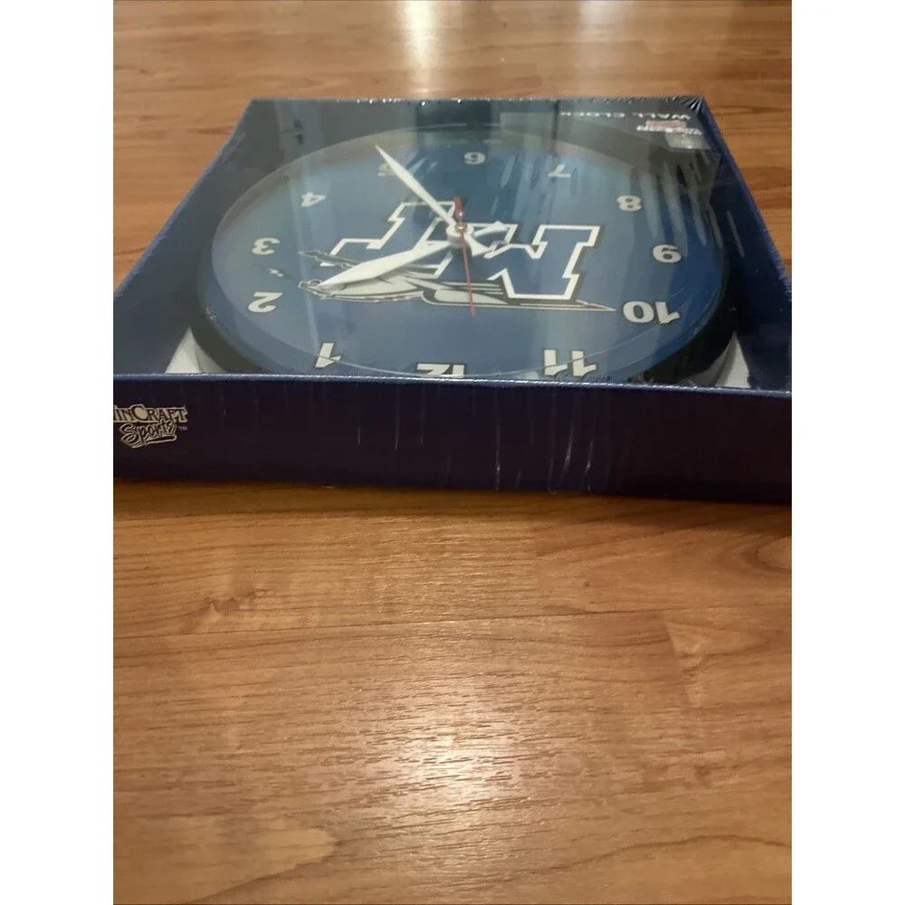 Middle Tennessee State University Lightning Round Wall Clock Wincraft
